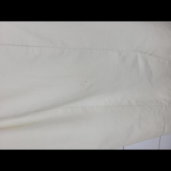 J Crew size 10 (?) Cream pencil knee length cotton skirt - Picture 3 of 6